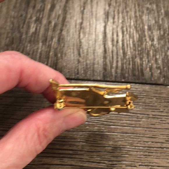 Vintage I Love School Pin Mate Goldtone School House - Picture 10 of 11